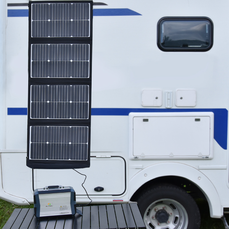 Generatore di corrente portatile da 3000Wh + 2x pannello solare pieghevole  da 300W - Mobisun