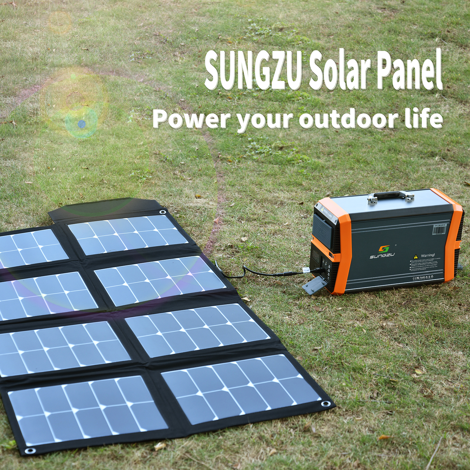 portable 130W Sungzu & Solar panel Bank | Charger solar Power